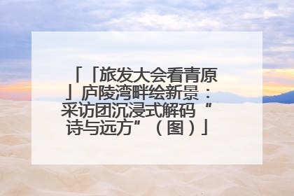 「旅发大会看青原」庐陵湾畔绘新景：采访团沉浸式解码“诗与远方”（图）