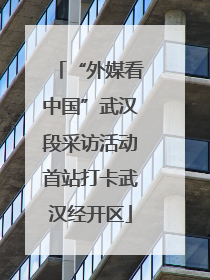 “外媒看中国”武汉段采访活动首站打卡武汉经开区