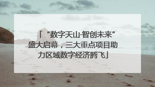 “数字天山·智创未来”盛大启幕，三大重点项目助力区域数字经济腾飞