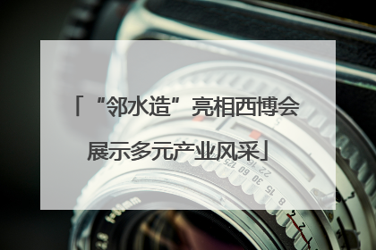 “邻水造”亮相西博会 展示多元产业风采