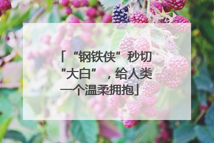 “钢铁侠”秒切“大白”，给人类一个温柔拥抱