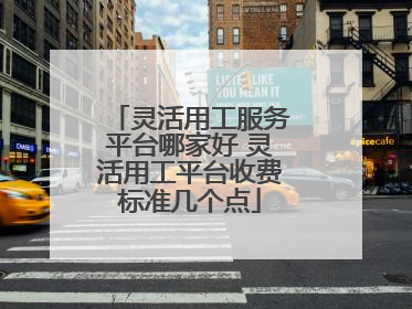灵活用工服务平台哪家好 灵活用工平台收费标准几个点