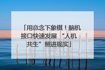 用意念下象棋！脑机接口快速发展 “人机共生”照进现实