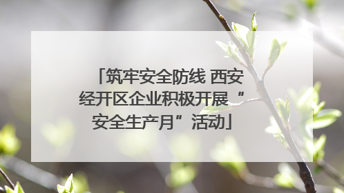 筑牢安全防线 西安经开区企业积极开展“安全生产月”活动