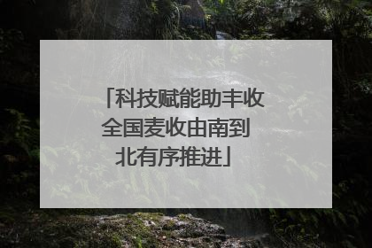 科技赋能助丰收 全国麦收由南到北有序推进