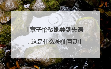 章子怡赞她美到失语，这是什么神仙互动