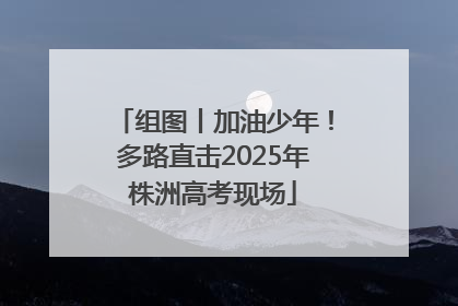 组图丨加油少年！多路直击2025年株洲高考现场