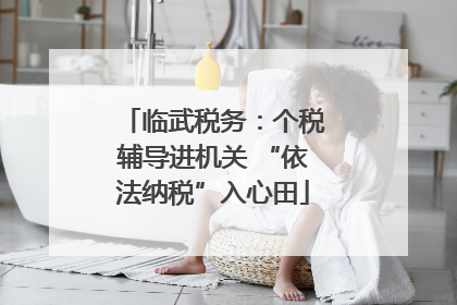 临武税务：个税辅导进机关 “依法纳税”入心田