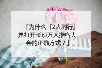 为什么「2人同行」是打开长沙万人推客大会的正确方式？
