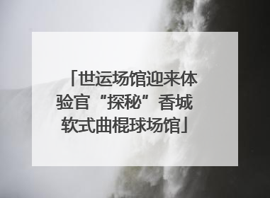 世运场馆迎来体验官“探秘”香城软式曲棍球场馆