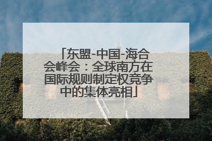 东盟-中国-海合会峰会：全球南方在国际规则制定权竞争中的集体亮相