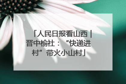 人民日报看山西｜晋中榆社：“快递进村”带火小山村