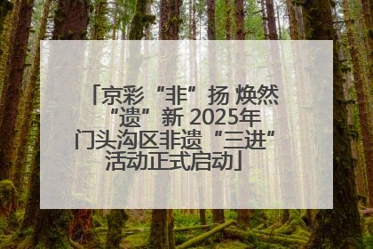 京彩“非”扬 焕然“遗”新 2025年门头沟区非遗“三进”活动正式启动