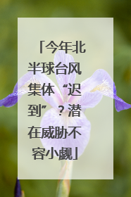 今年北半球台风集体“迟到”？潜在威胁不容小觑