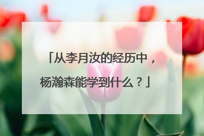 从李月汝的经历中，杨瀚森能学到什么？