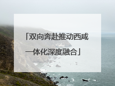 双向奔赴推动西咸一体化深度融合
