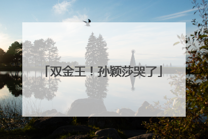 双金王！孙颖莎哭了