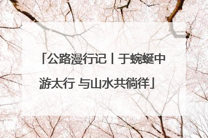 公路漫行记丨于蜿蜒中游太行 与山水共徜徉