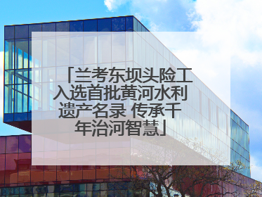 兰考东坝头险工入选首批黄河水利遗产名录 传承千年治河智慧
