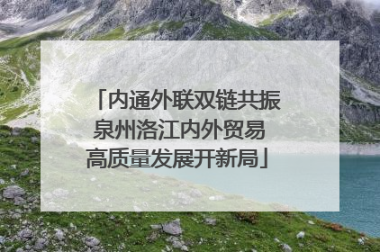 内通外联双链共振 泉州洛江内外贸易高质量发展开新局
