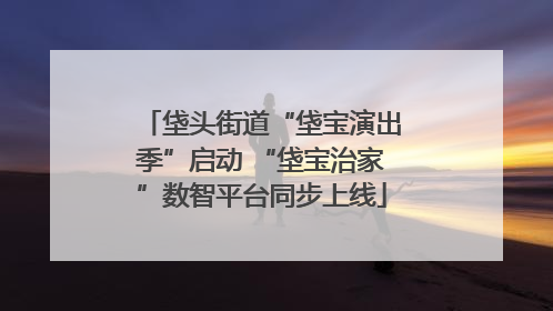 垡头街道“垡宝演出季”启动 “垡宝治家”数智平台同步上线