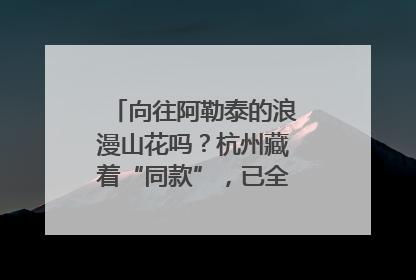 向往阿勒泰的浪漫山花吗？杭州藏着“同款”，已全面进入盛花期