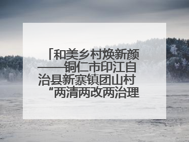 和美乡村焕新颜——铜仁市印江自治县新寨镇团山村“两清两改两治理”见闻