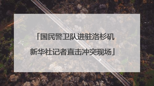 国民警卫队进驻洛杉矶 新华社记者直击冲突现场