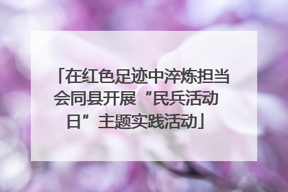 在红色足迹中淬炼担当 会同县开展“民兵活动日”主题实践活动