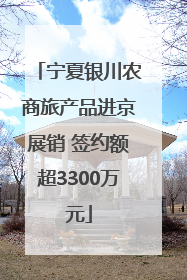 宁夏银川农商旅产品进京展销 签约额超3300万元