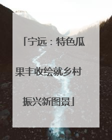宁远：特色瓜果丰收绘就乡村振兴新图景