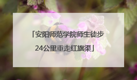 安阳师范学院师生徒步24公里重走红旗渠