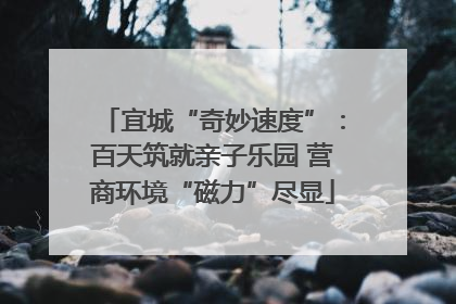 宜城“奇妙速度”：百天筑就亲子乐园 营商环境“磁力”尽显