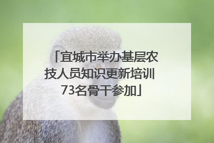宜城市举办基层农技人员知识更新培训 73名骨干参加