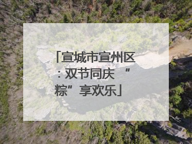 宣城市宣州区：双节同庆 “粽”享欢乐