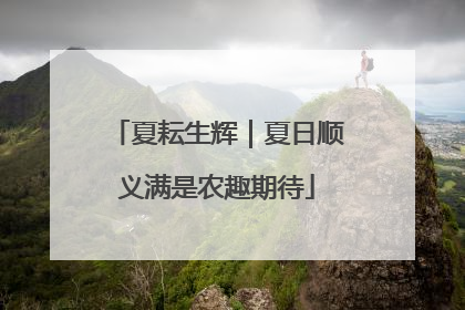 夏耘生辉｜夏日顺义满是农趣期待