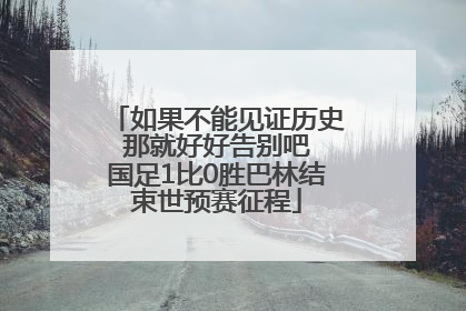 如果不能见证历史 那就好好告别吧 国足1比0胜巴林结束世预赛征程