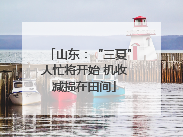 山东：“三夏”大忙将开始 机收减损在田间