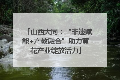 山西大同：“非遗赋能+产教融合”助力黄花产业绽放活力