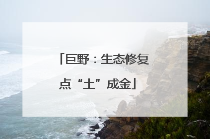巨野：生态修复点“土”成金