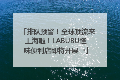 排队预警！全球顶流来上海啦！LABUBU怪味便利店即将开展→