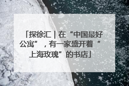 探徐汇｜在“中国最好公寓”，有一家盛开着“上海玫瑰”的书店