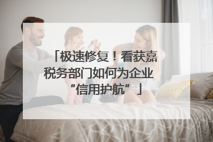 极速修复！看获嘉税务部门如何为企业“信用护航”