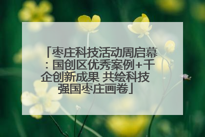 枣庄科技活动周启幕：国创区优秀案例+千企创新成果 共绘科技强国枣庄画卷