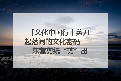 文化中国行｜剪刀起落间的文化密码——东营剪纸“剪”出非遗传承与现代生活的融合之道