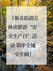 新北街道立体化推进“安全生产月”活动 筑牢全域安全网