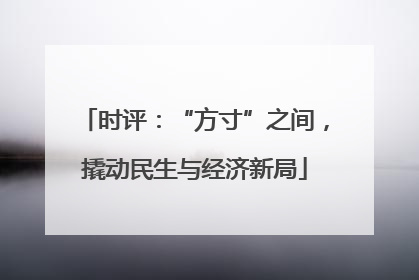 时评：“方寸”之间，撬动民生与经济新局