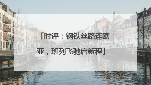 时评：钢铁丝路连欧亚，班列飞驰启新程
