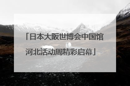 日本大阪世博会中国馆河北活动周精彩启幕