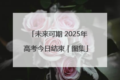 未来可期 2025年高考今日结束｜图集